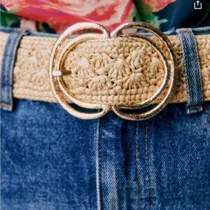 🇫🇷Sezane Selena Raffia Belt T80cm